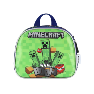 Lancheira Térmica Minecraft Azul Creeper | Oficial